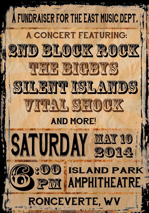 concert island park ronceverte may 2014