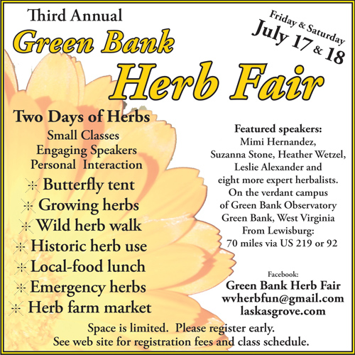Green Bank Herb Fair 2015