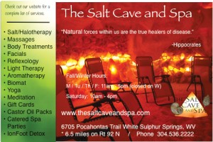 Salt Cave and Spa. White Sulphur Springs, WV