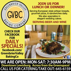 Greenbrier Valley Baking Company GVBC Lewisburg WV